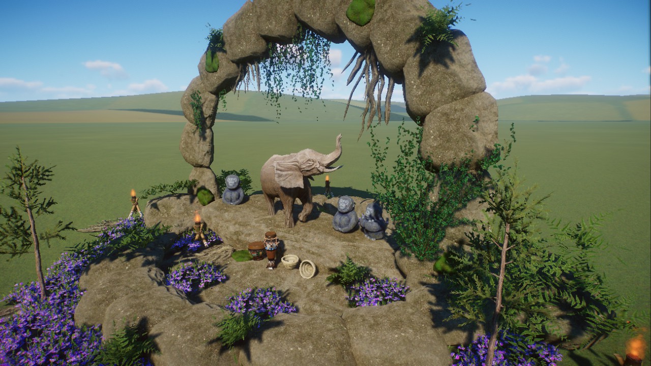 Jungle Statue 3