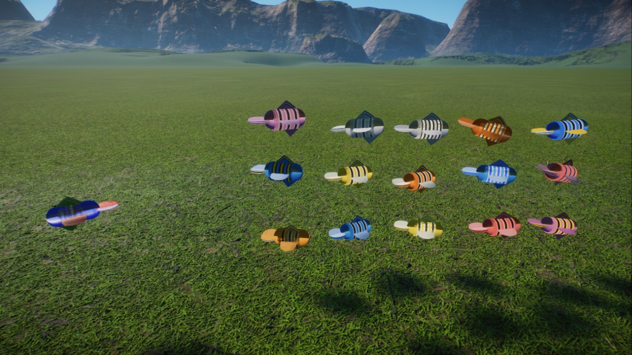 Small fish (200 pieces per fish)