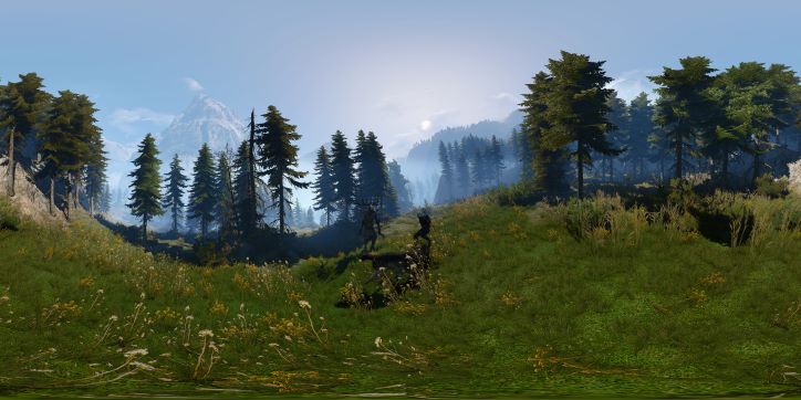The Witcher 3 Leshen in the Blue Mountains version 1
