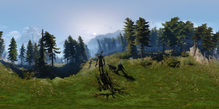 The Witcher 3 Leshen in the Blue Mountains Version 2