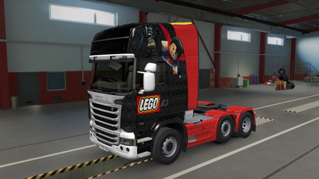Lego Superhero Scania Streamline Truck Skin