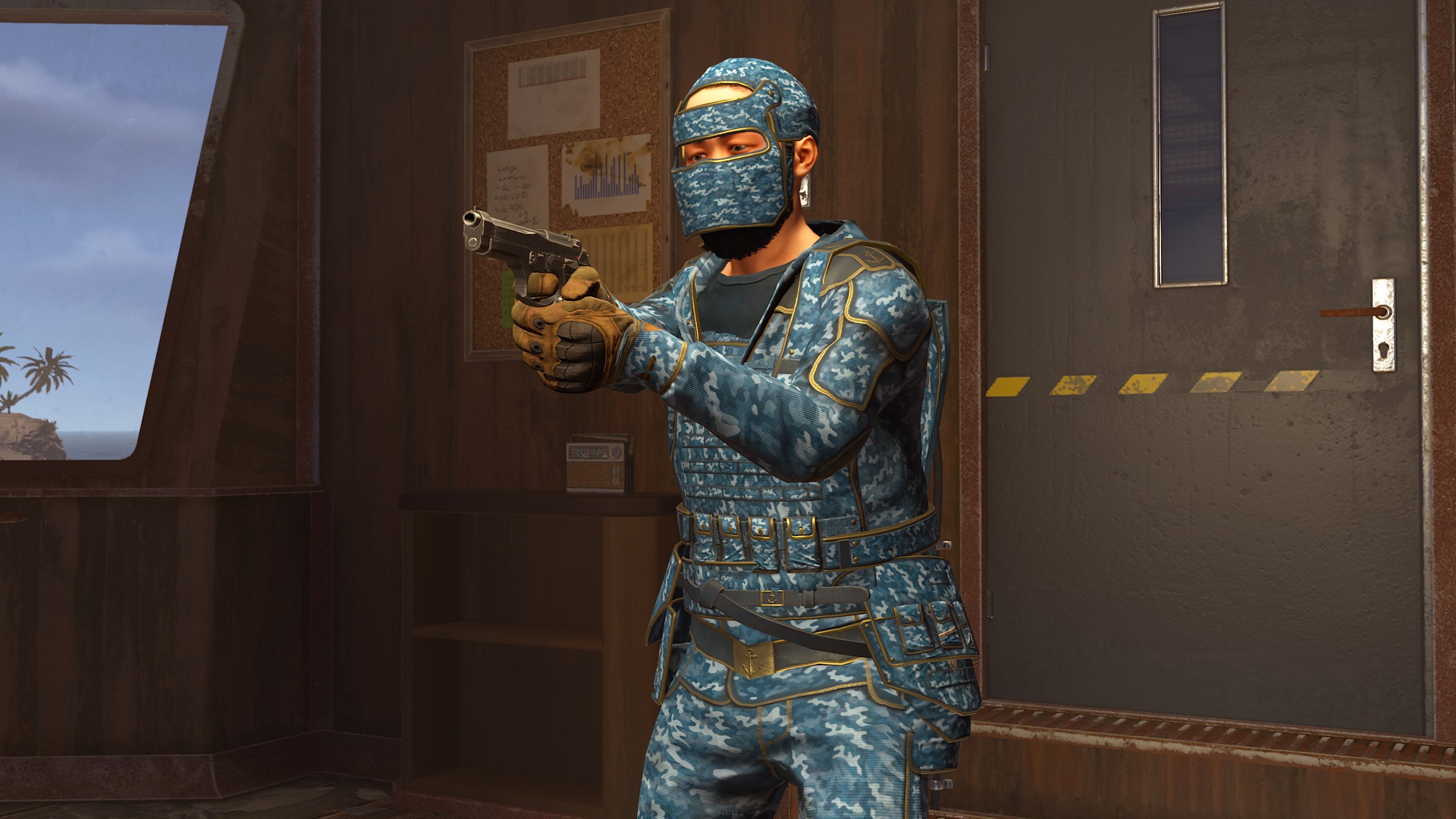 Naval Camo Facemask thumbnail 12