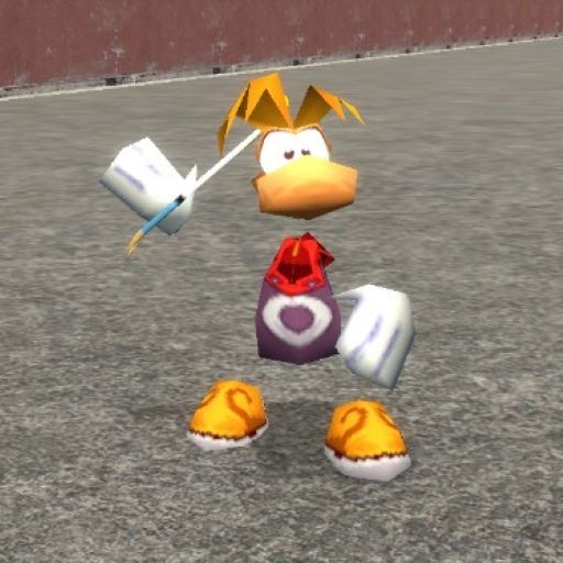 Rayman Player Model & NPCs (Rayman Raving Rabbids DS)