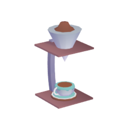 Pour Over Coffee Stand - Full Cup