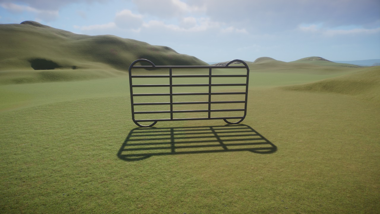 Ranch, Corral fence panel preview