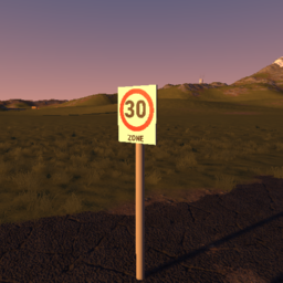 Finniemmalywerke - Beginn einer Zone Schild