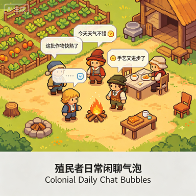 殖民者日常闲聊气泡 Colonial Daily Chat Bubbles