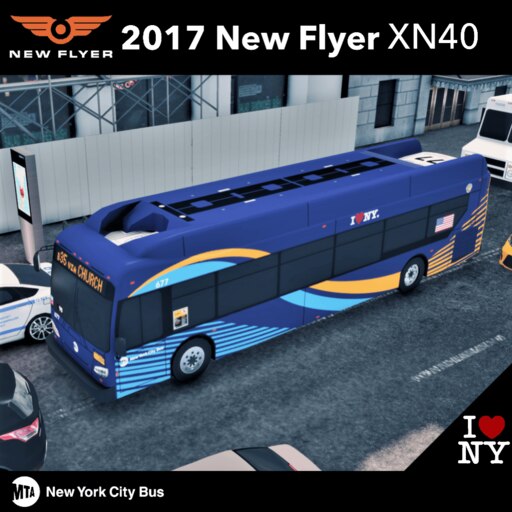 Steam Workshop::2017 MTA New Flyer XN40