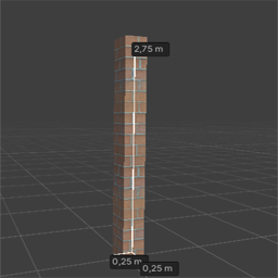 Brick FW outside 275cm (fixed)