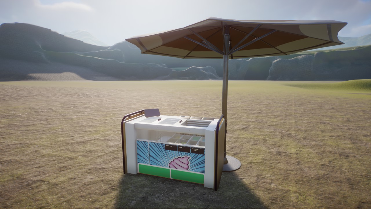 Ice cream stand