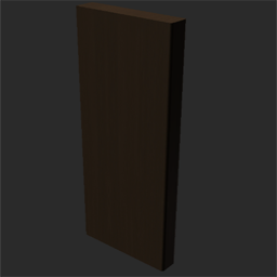 shelf vertical oak2 65cm x 25cm x 5cm