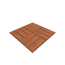 wooden tile 50cm x 50cm nut