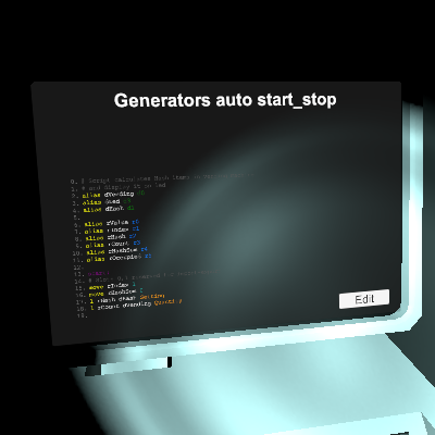Generators auto start_stop