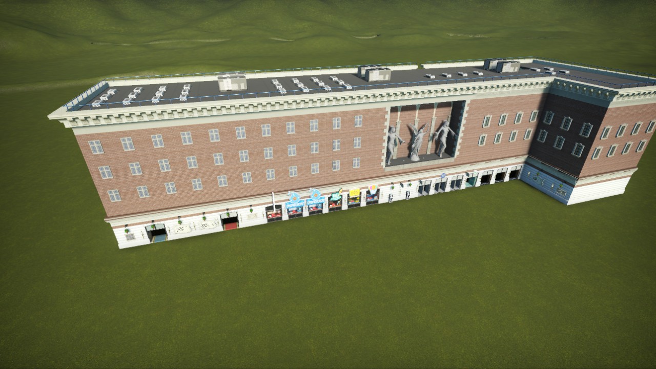 CITY BUILDING ON THE CORNER