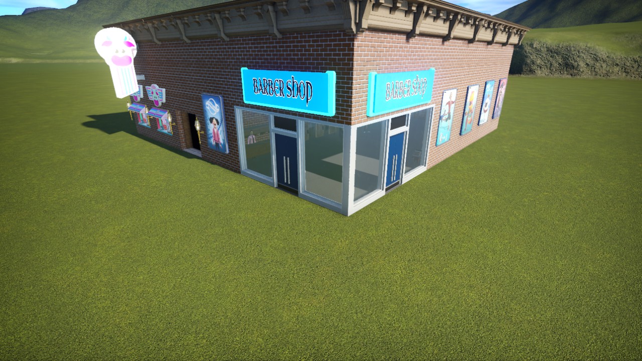 city corner barber shop