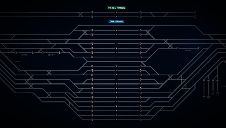 广州白云站全天调度 preview