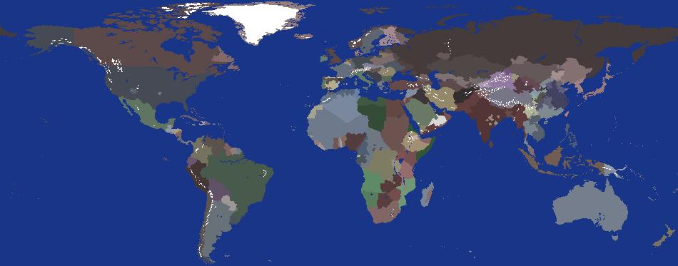 Europa Intermarium World Map, 1931