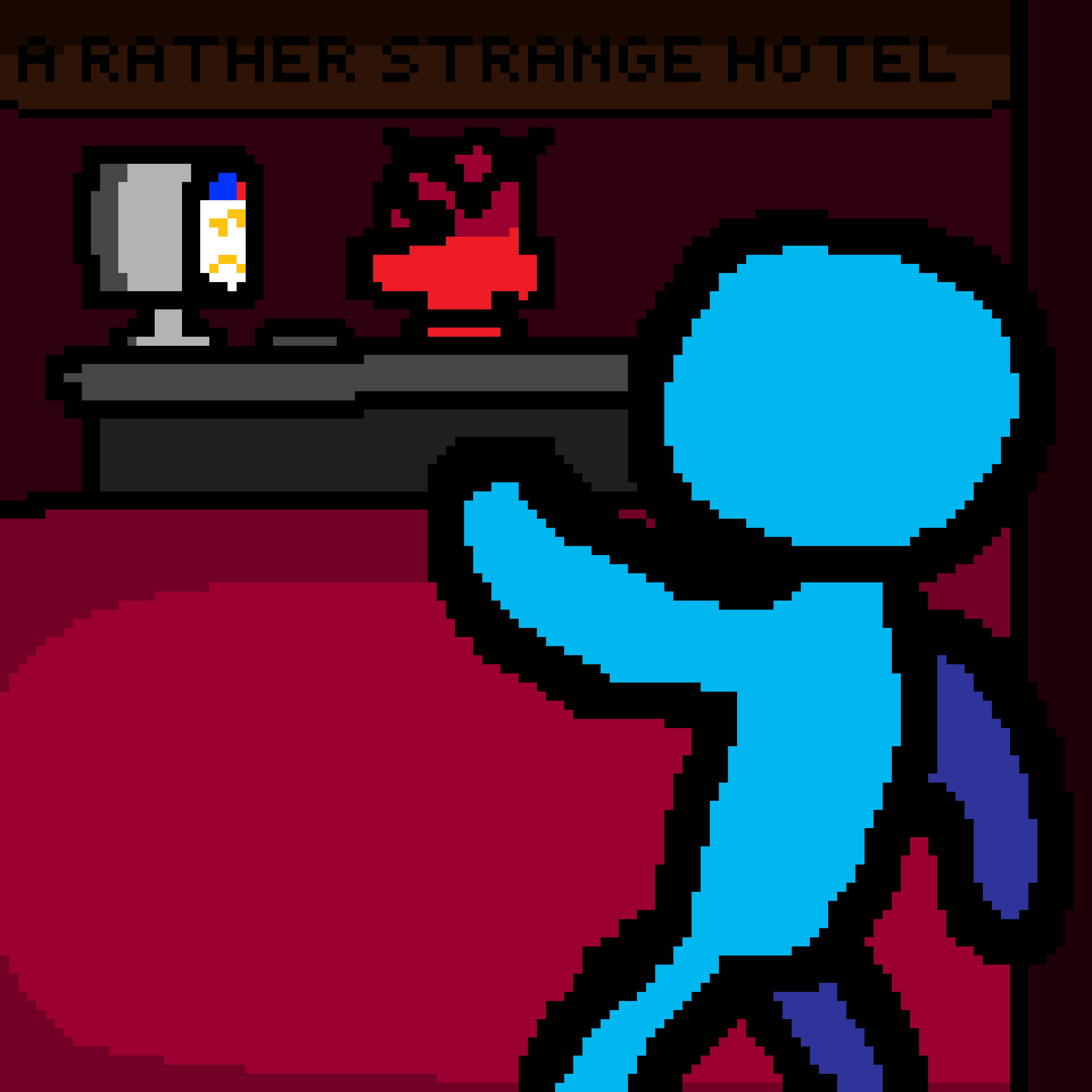 A rather interesting hotel.