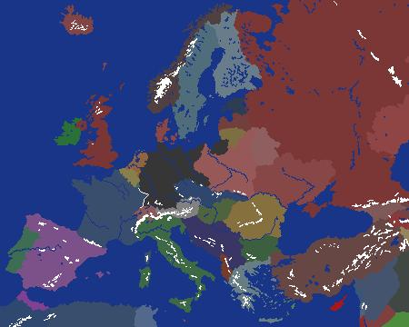 Europe - 1936 - Detailed