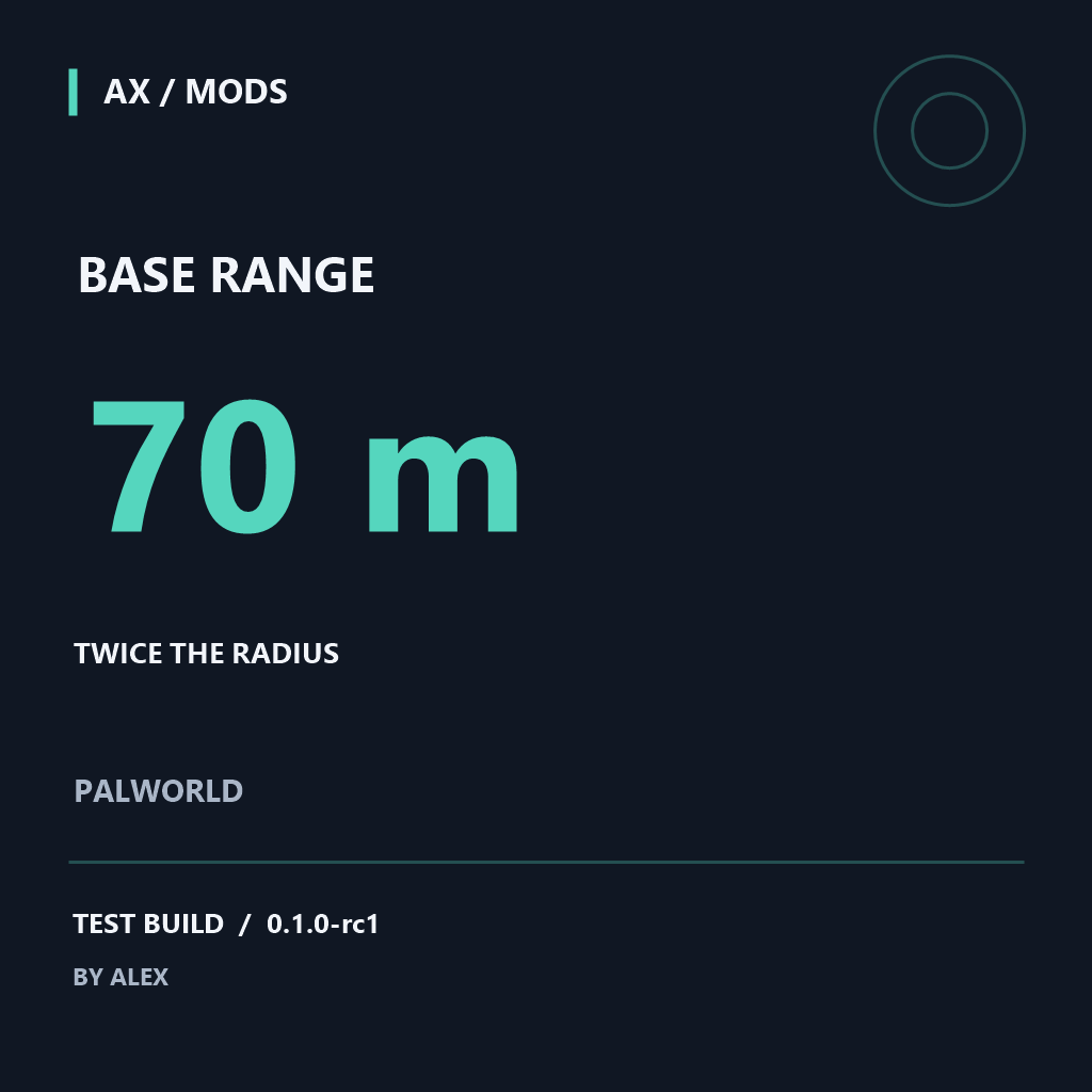 Base Radius · 70 m