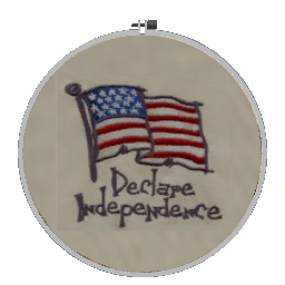 Embroidery Art - Declare Independence