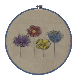 Embroidery Art - Flowers