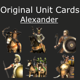 Original Unit Cards (ported from RTW, no upscaling)  - Alexander