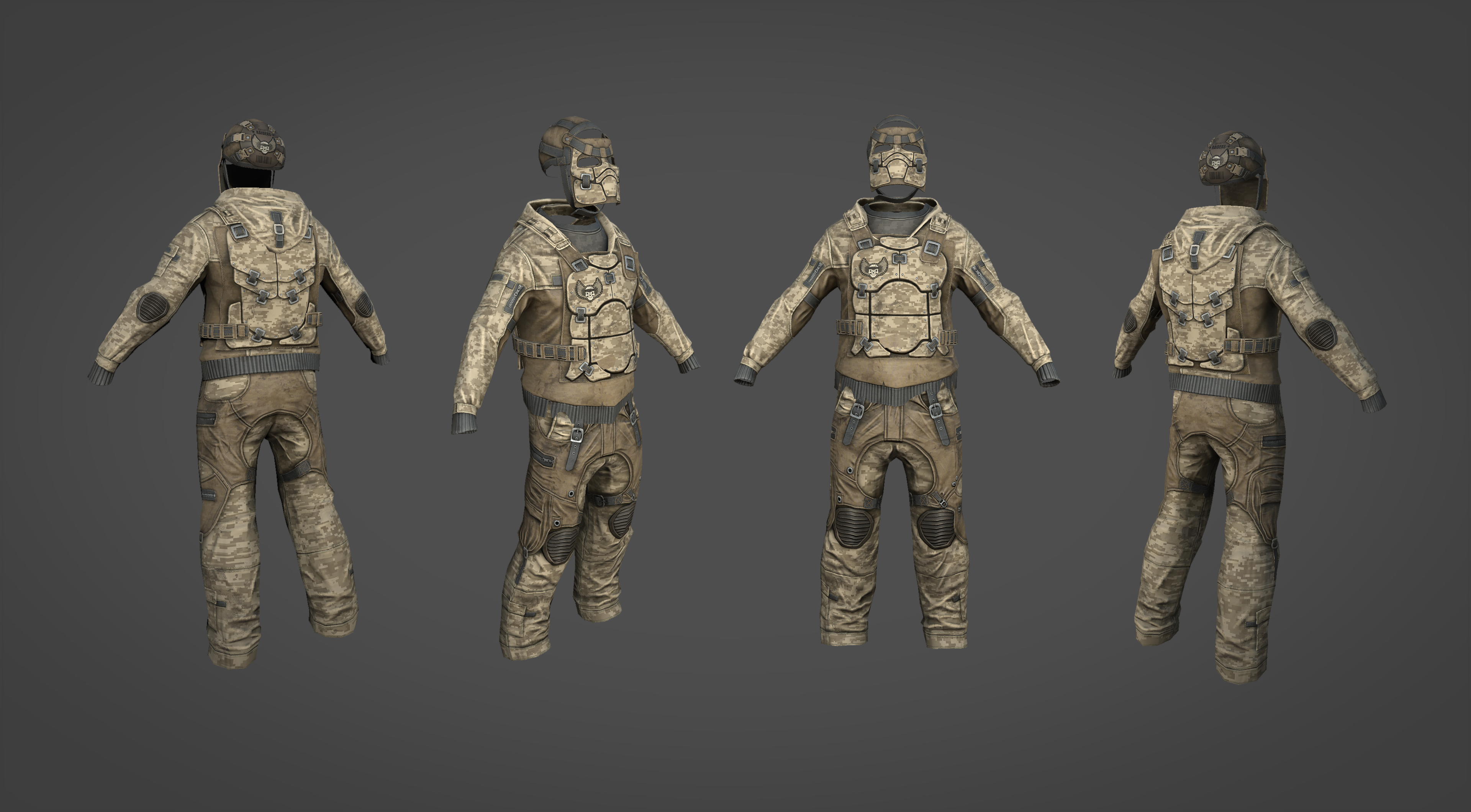 Desert Raiders Facemask