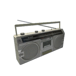 80s Boom Box Cassette Player