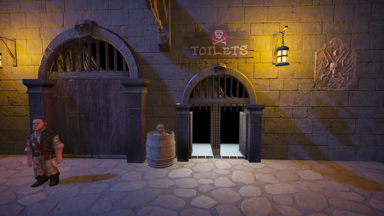 DOOR 2M - PIRATES OF CARIBBEAN
