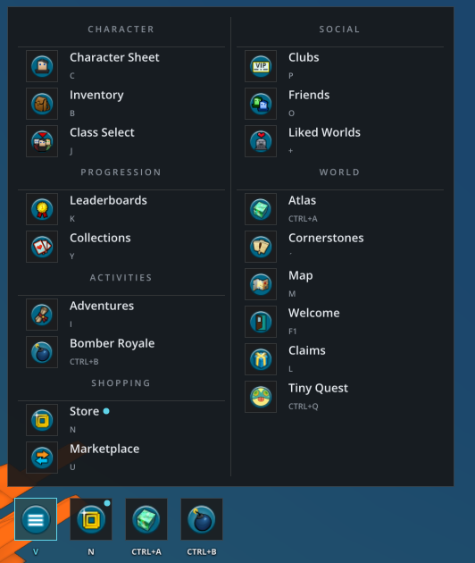 Zakros UI - Navigation Menu