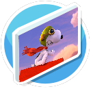 Snoopy can fly