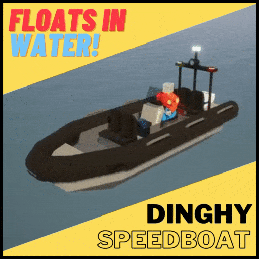Dinghy Speed Boat | Floats in water!