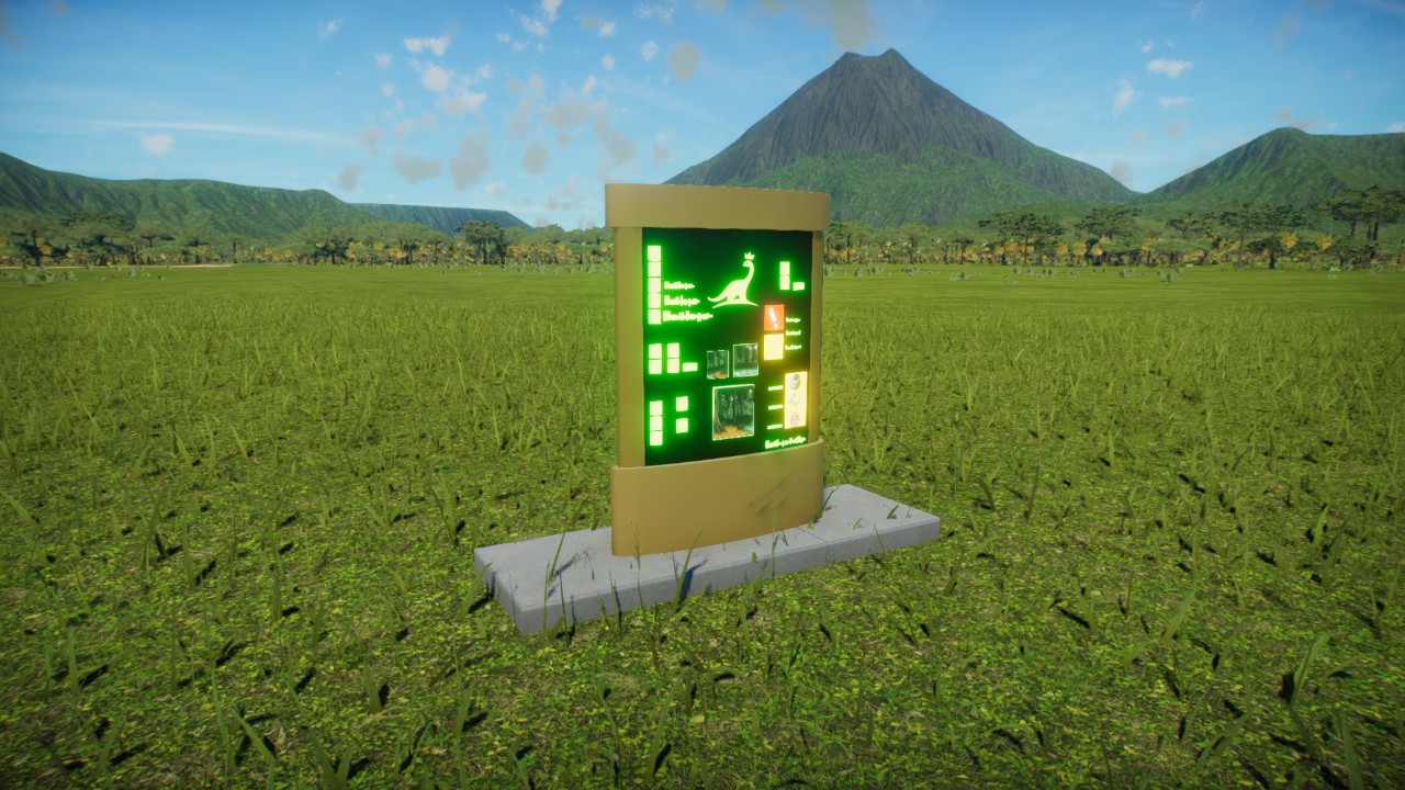 Jurassic Park Operation Genesis - Path Sign [Large]