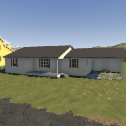 1970s 3 bedroom prefab house (unfurnished)