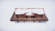 Elevated Christmas gazebo / Mirador elevado navideño