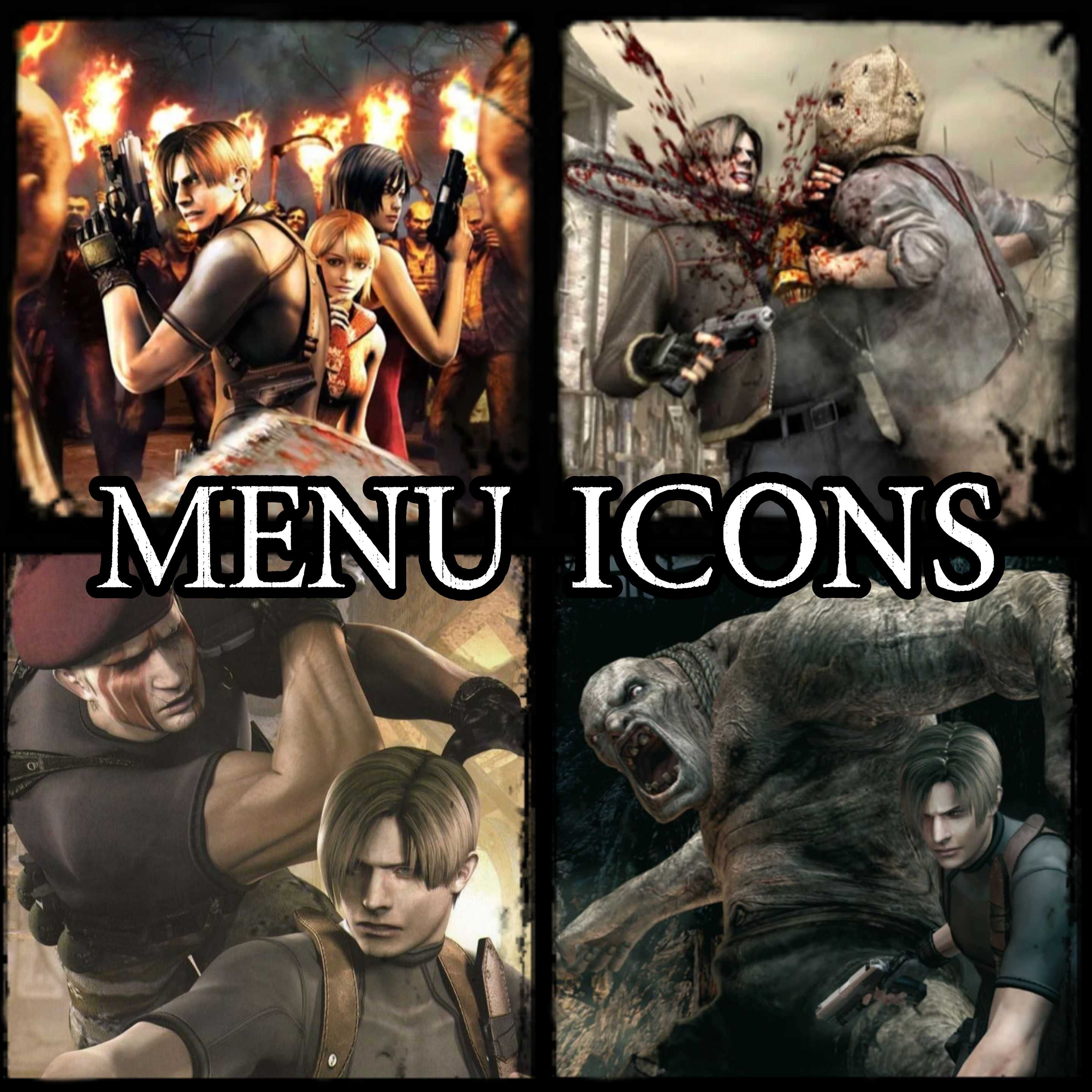 Resident Evil 4 (2005) Menu Icons