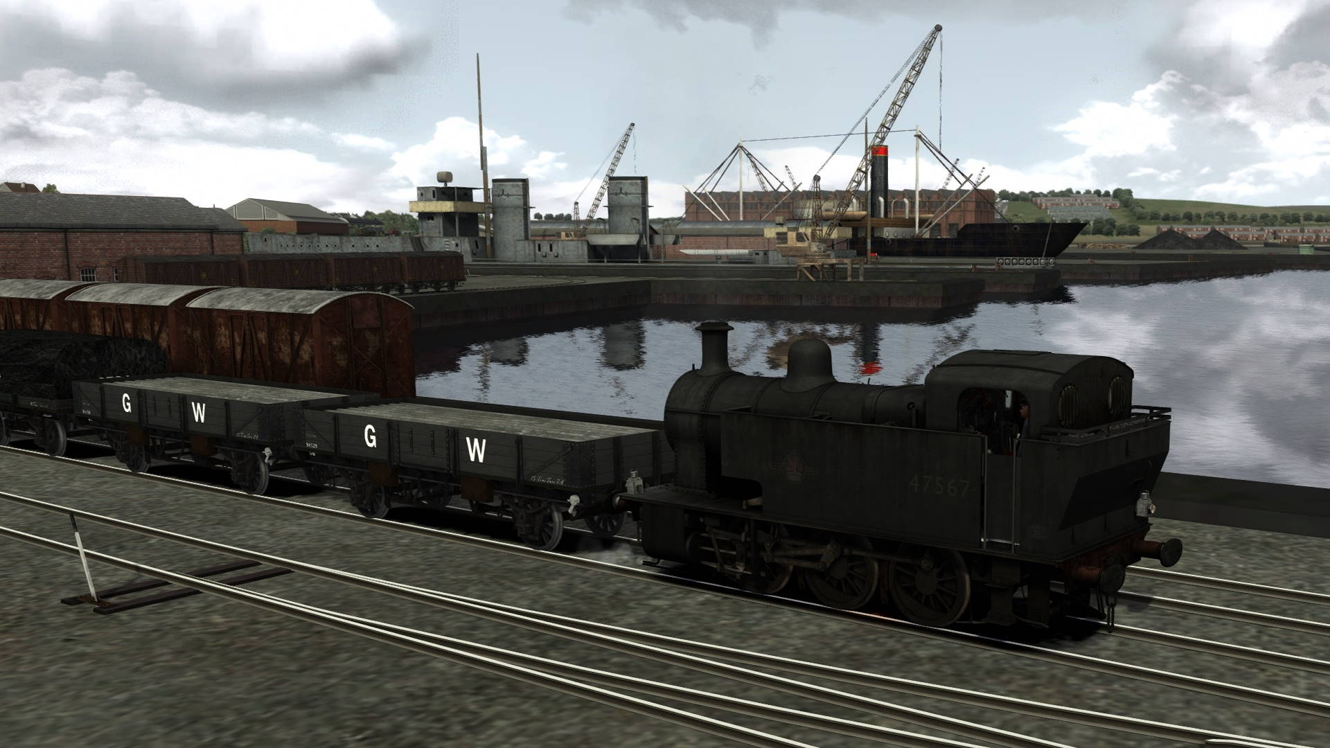 TB-Steamin' at the dock (2F)