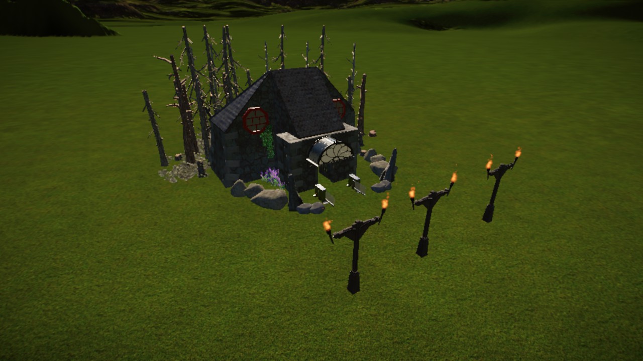 Gloomy entrance