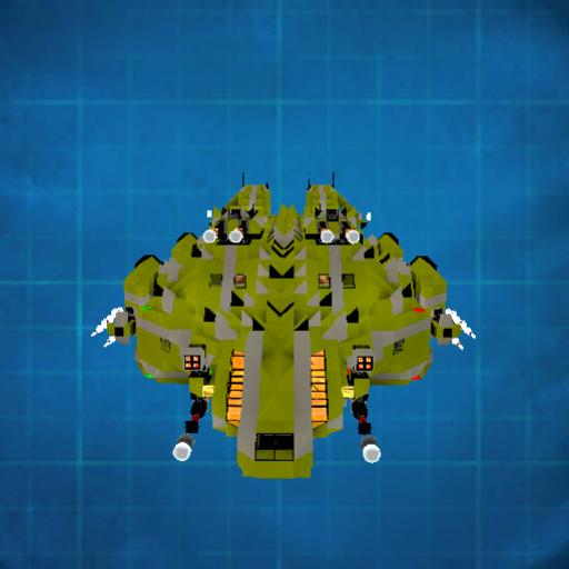 Spacemarine Dropship (inflight)