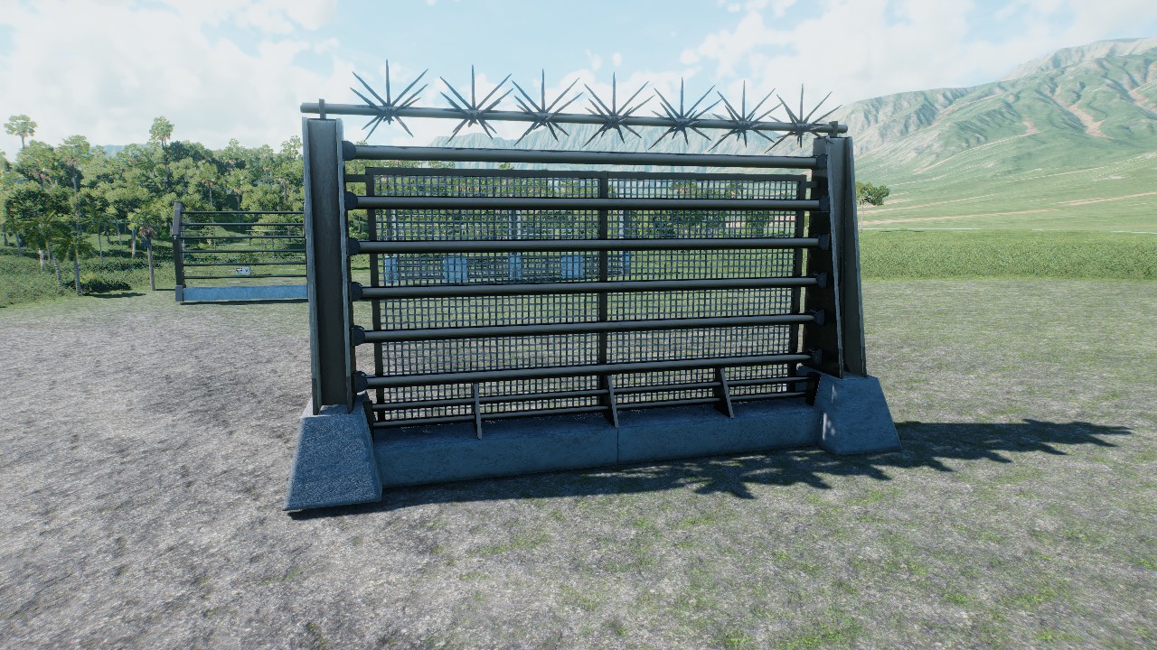 Jurassic Park 3 Fence  without lights
