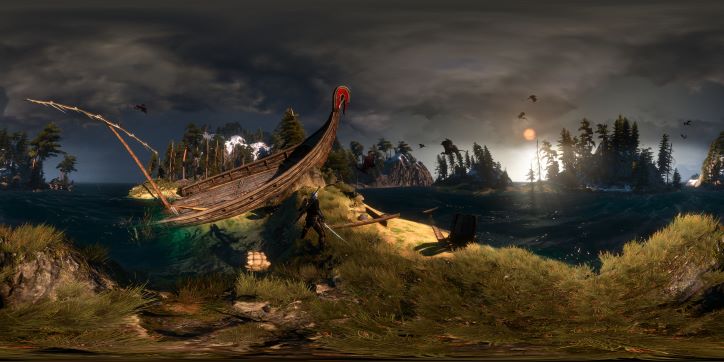 The Witcher 3 Sirens at a Shipwreck
