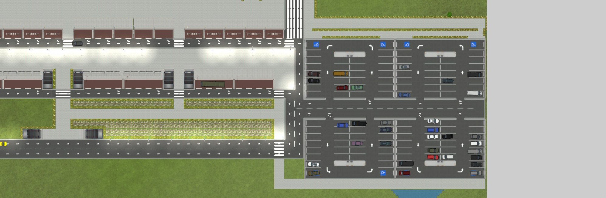 entrance to the airport