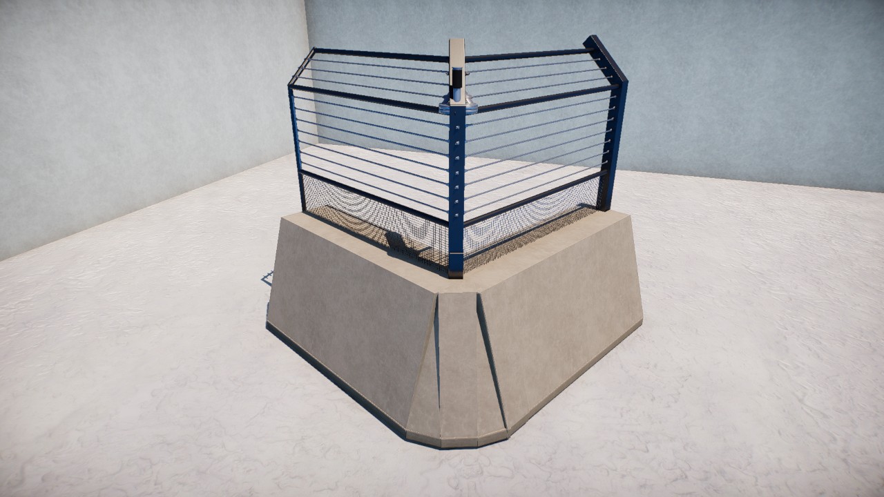 Metal Fence Corner