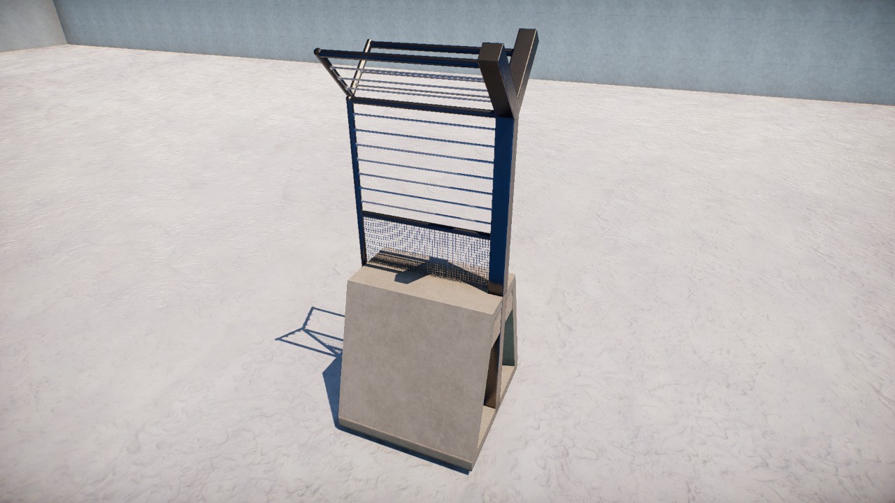 Metal Fence (Thin Y-Pole)