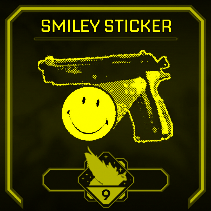 [ARC9] Wartorn Smirk Sticker