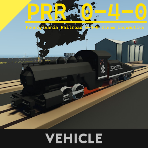 PRR 0-4-0 Switch Steam Locomotive