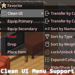 Clean UI Menu Support – Project Zomboid Mod