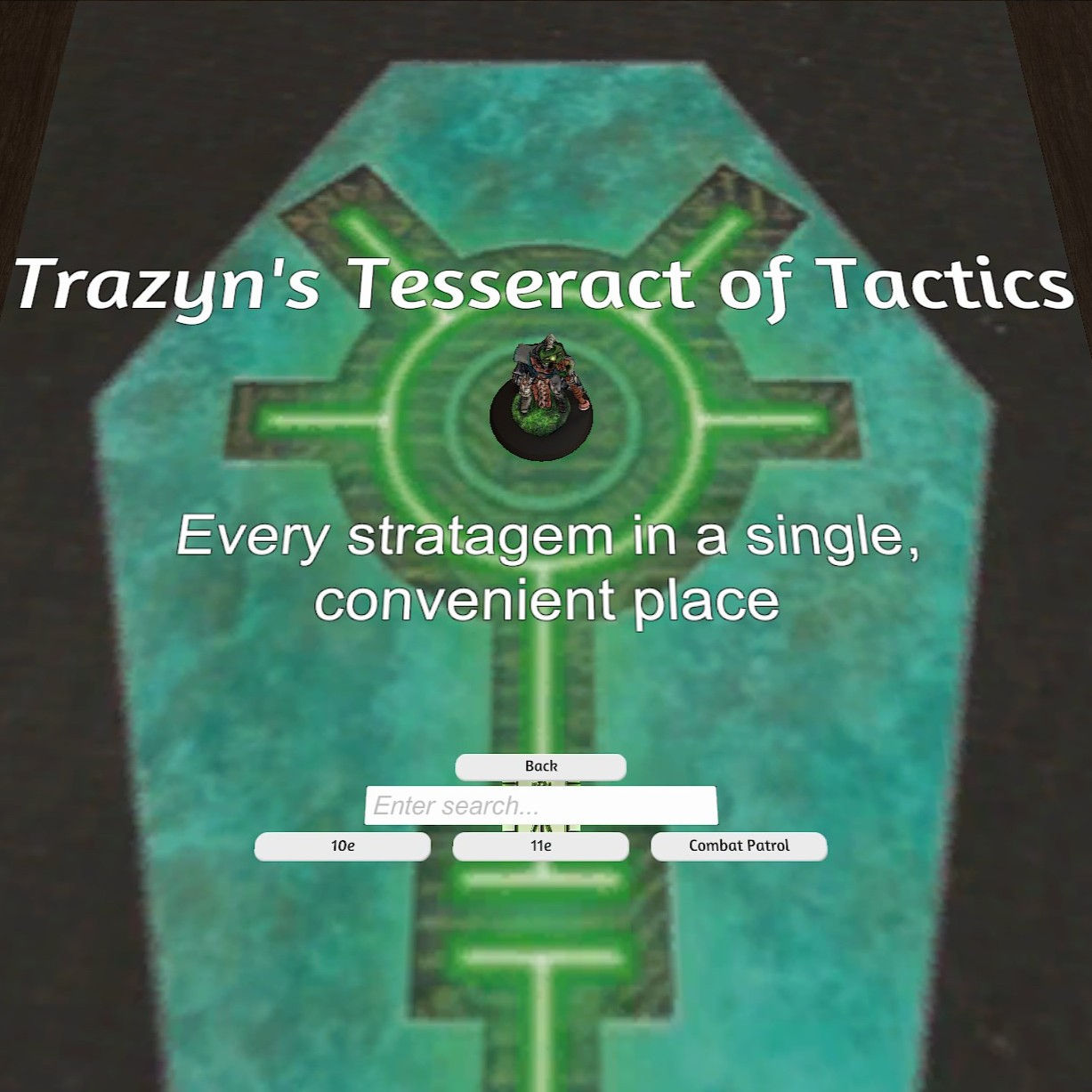 40k Stratagems - Trazyn's Tesseract of Tactics preview