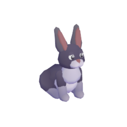 Comical Upright Bunny